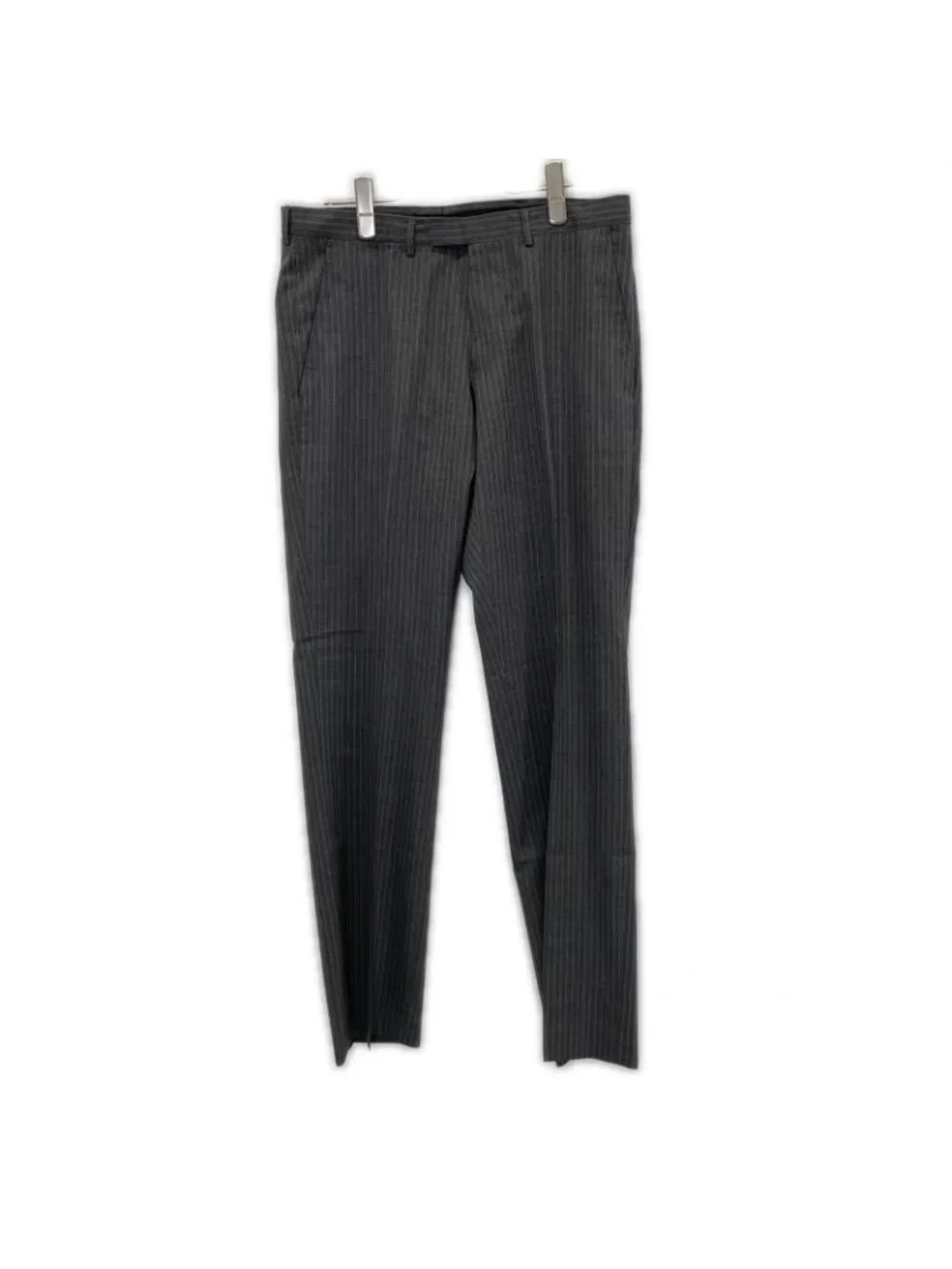 Gucci Gray Wool Striped Single Suit 46